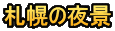 札幌の夜景