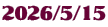 2026/5/15